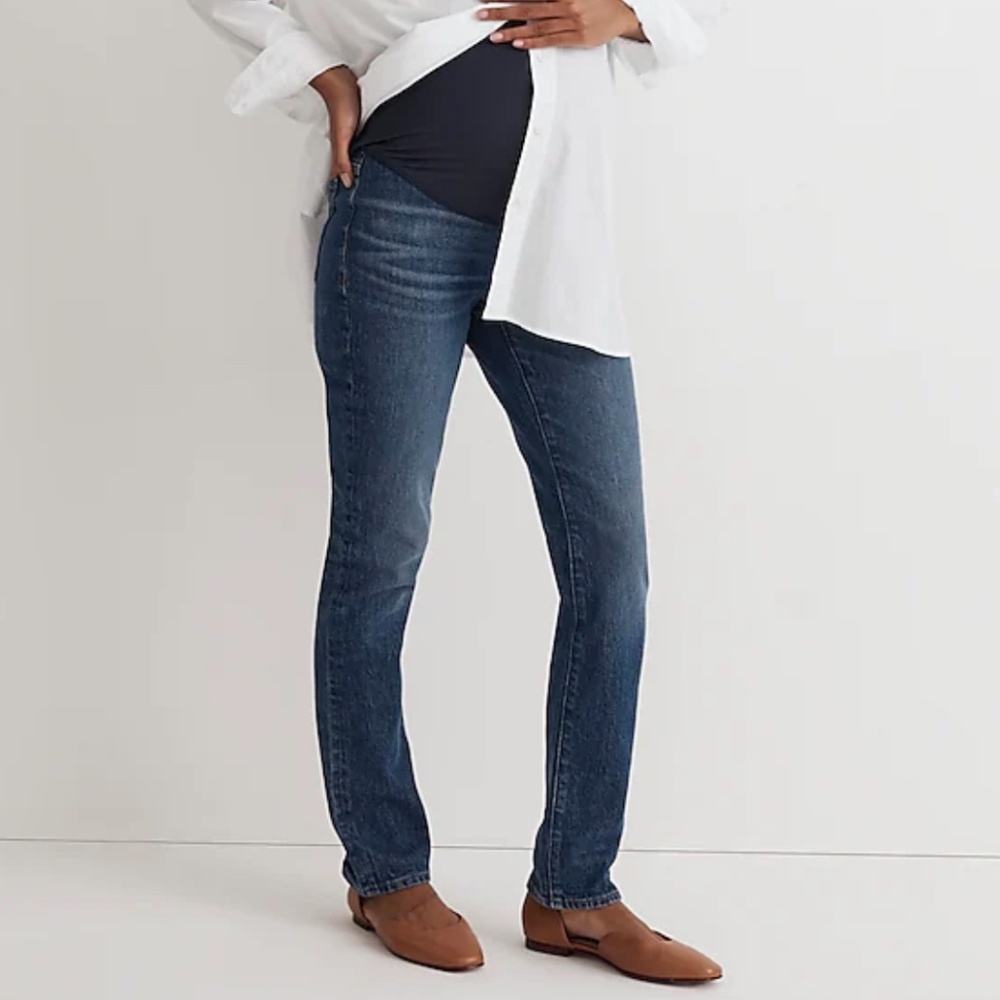 Madewell Maternity Over-the-Belly Perfect Vintage Jean in Decatur Wash Size 29